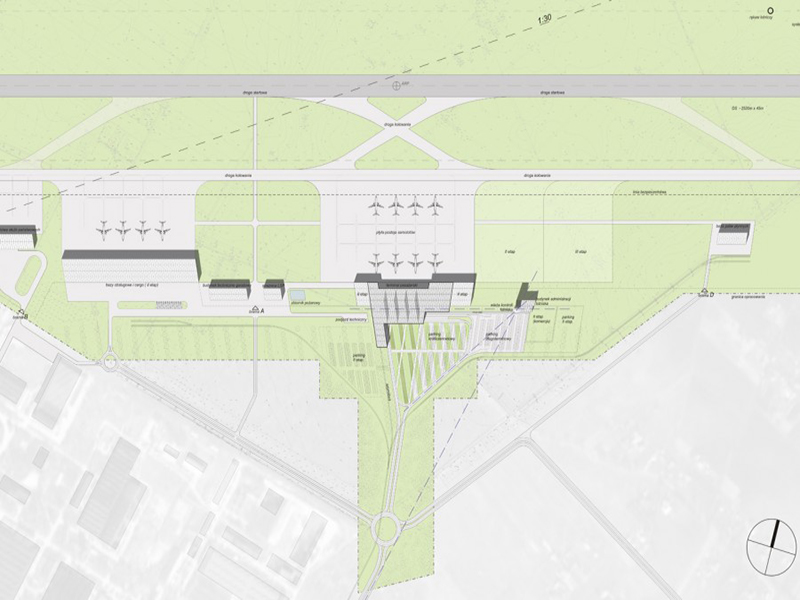 Terminal lotniska w Lublinie projekt