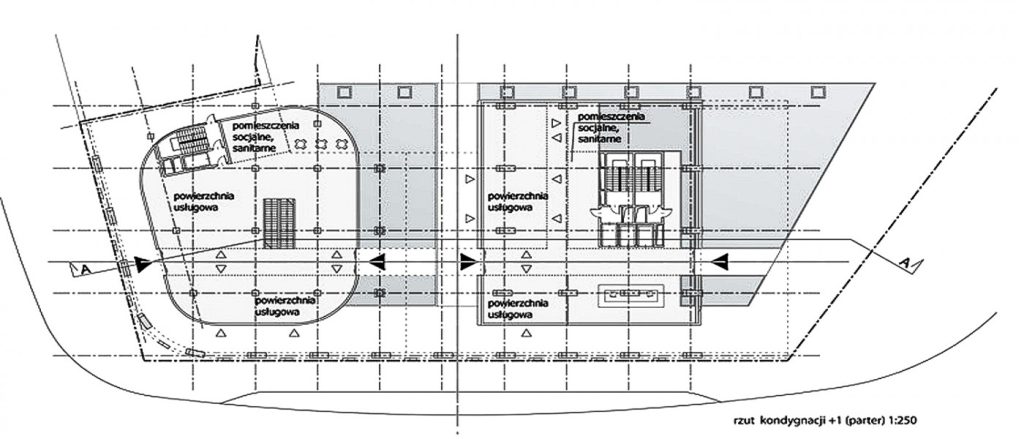 Budynek biurowy w Poznaniu plan