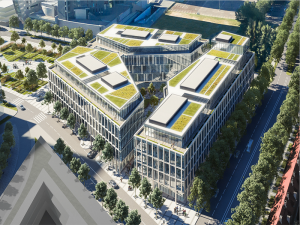 Wizualizacja konkurs - Gdynia - budynek biurowy na terenie Molo Rybackiego