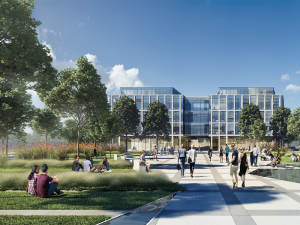 Wizualizacja konkurs - Gdynia - budynek biurowy na terenie Molo Rybackiego