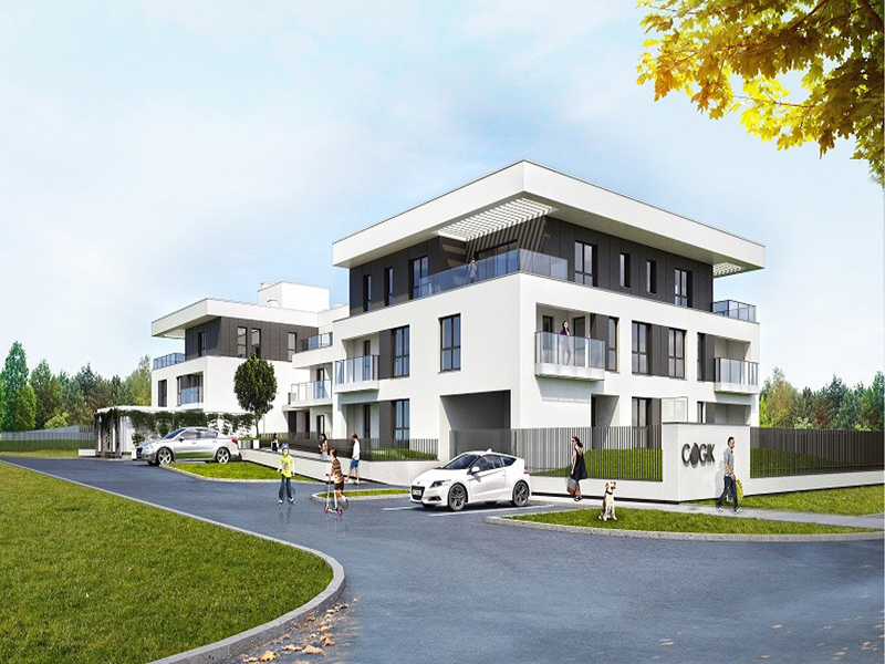 Wizualizacja Zielony Wilanów