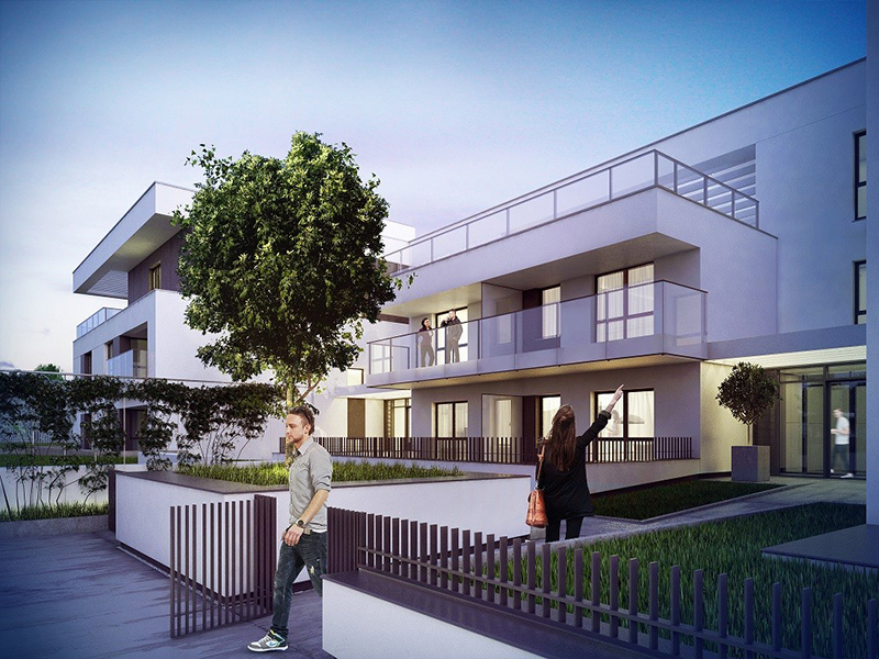 Wizualizacja Zielony Wilanów